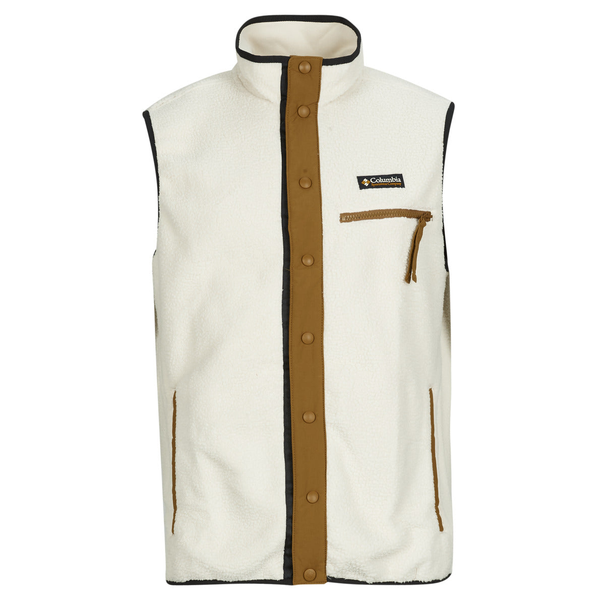 Felpa Uomo Columbia  HELVETIA II VEST  Beige