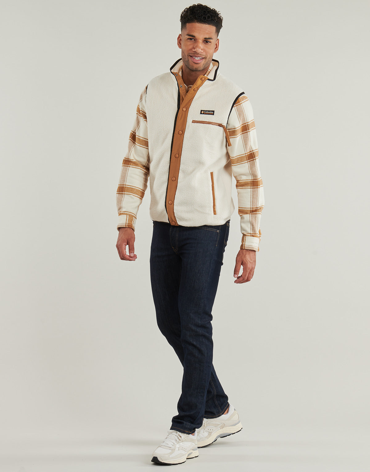 Felpa Uomo Columbia  HELVETIA II VEST  Beige