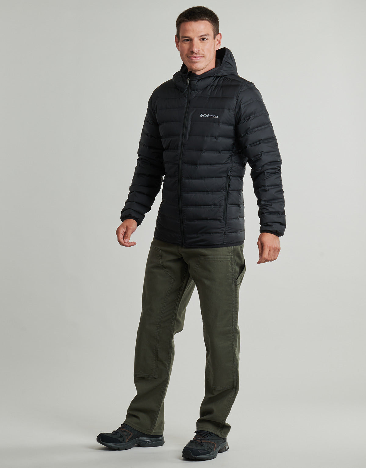Piumino Uomo Columbia  LAKE 22 II DOWN HOODED JACKET  Nero