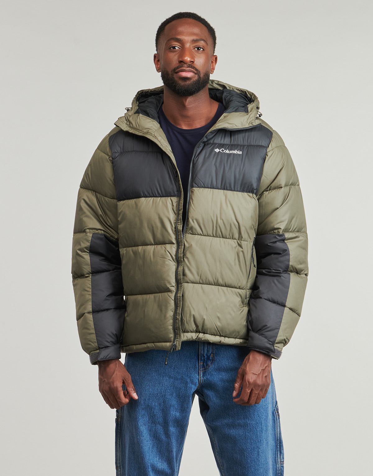 Piumino Uomo Columbia  PIKE LAKE II HOODED JACKET  Kaki