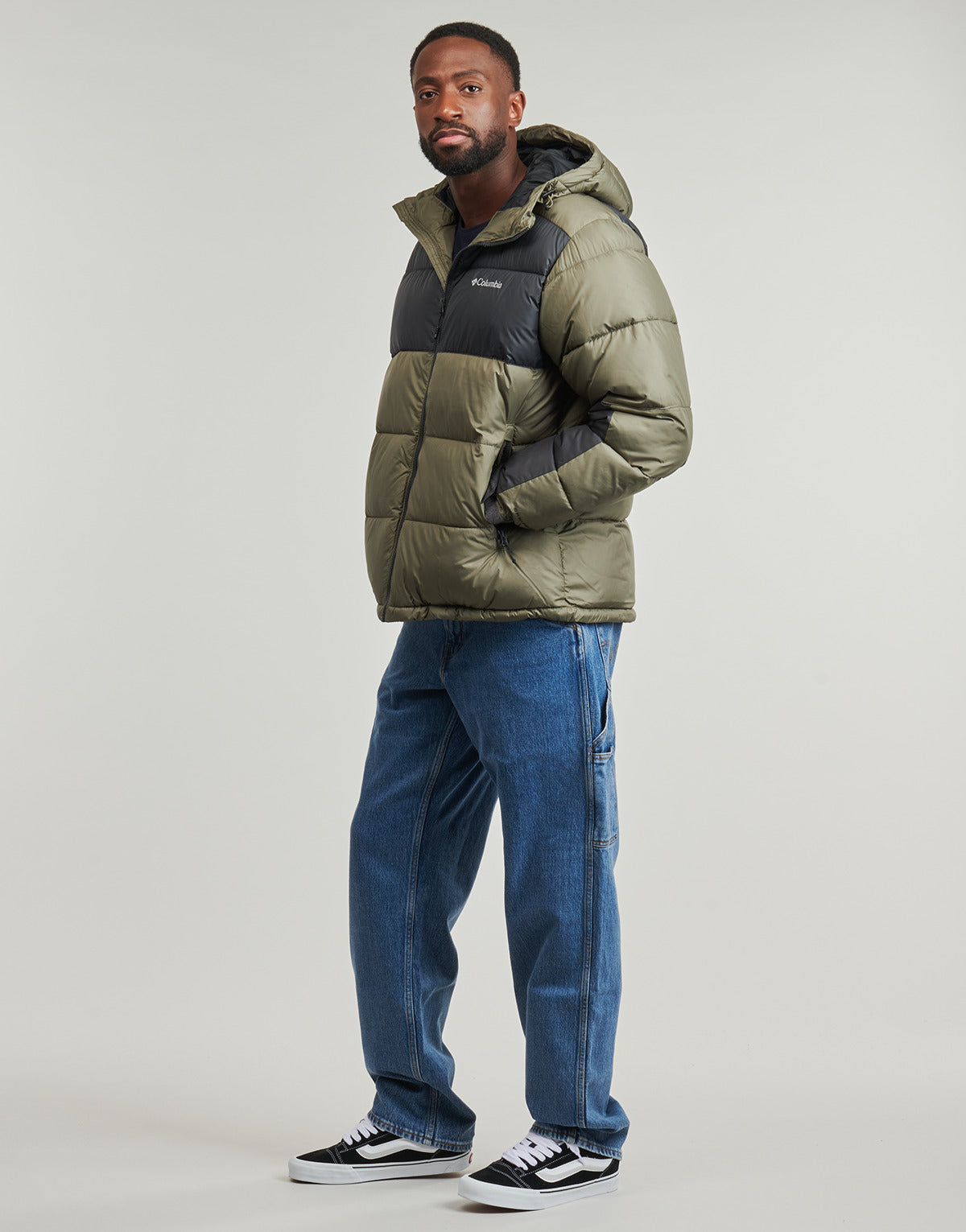 Piumino Uomo Columbia  PIKE LAKE II HOODED JACKET  Kaki