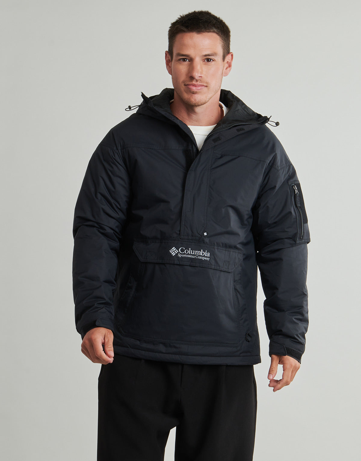 Giubbotto Uomo Columbia  CHALLENGER II INSULATED PULLOVER  Nero