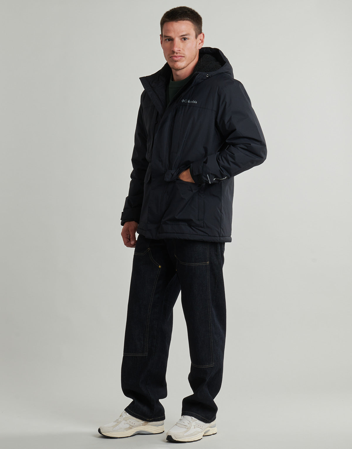 Parka Uomo Columbia  LANDROAMER SHERPA LINED JACKET  Nero