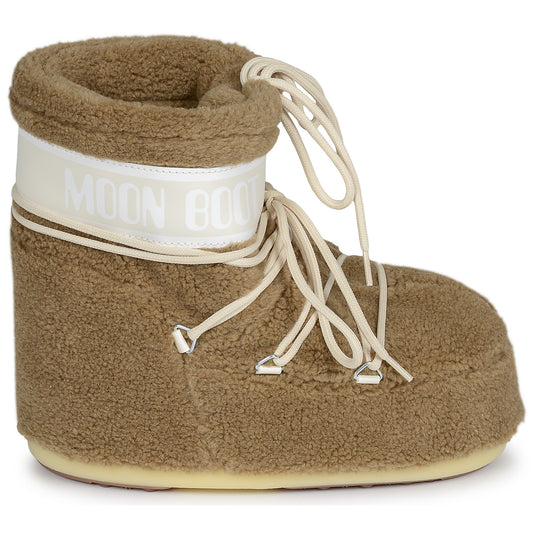 Scarpe da neve Donna Moon Boot  MB ICON LOW FLEECE  Marrone