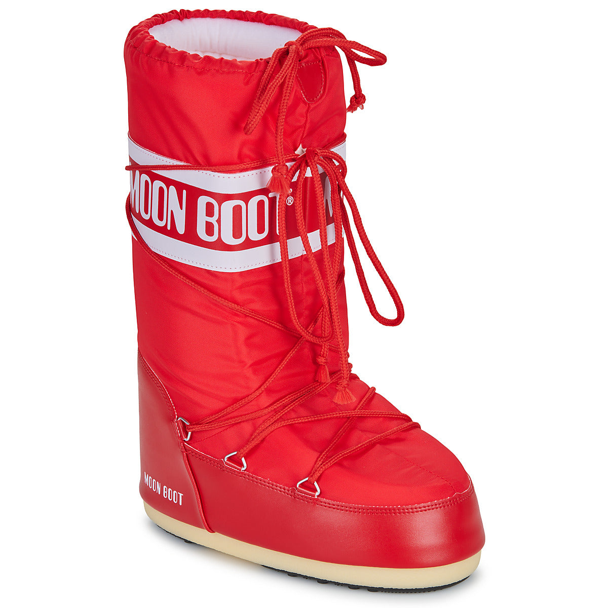 Scarpe da neve Uomo Moon Boot  MB ICON NYLON  Rosso