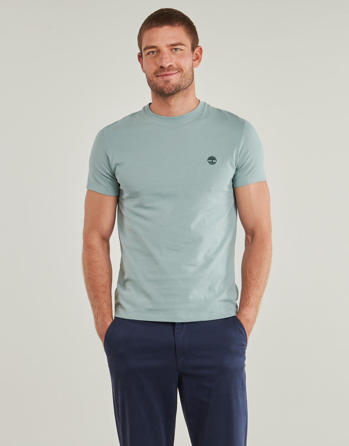 T-shirt Uomo Timberland  Short Sleeve Tee  Blu
