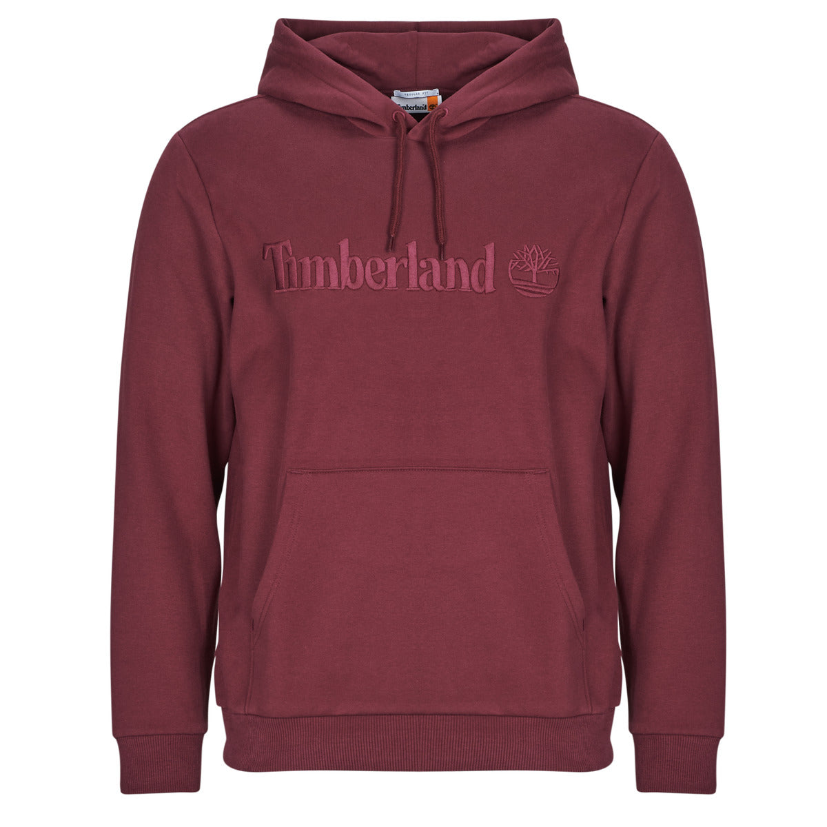Felpa Uomo Timberland  Embroidery Tonal Hoodie  Rosso