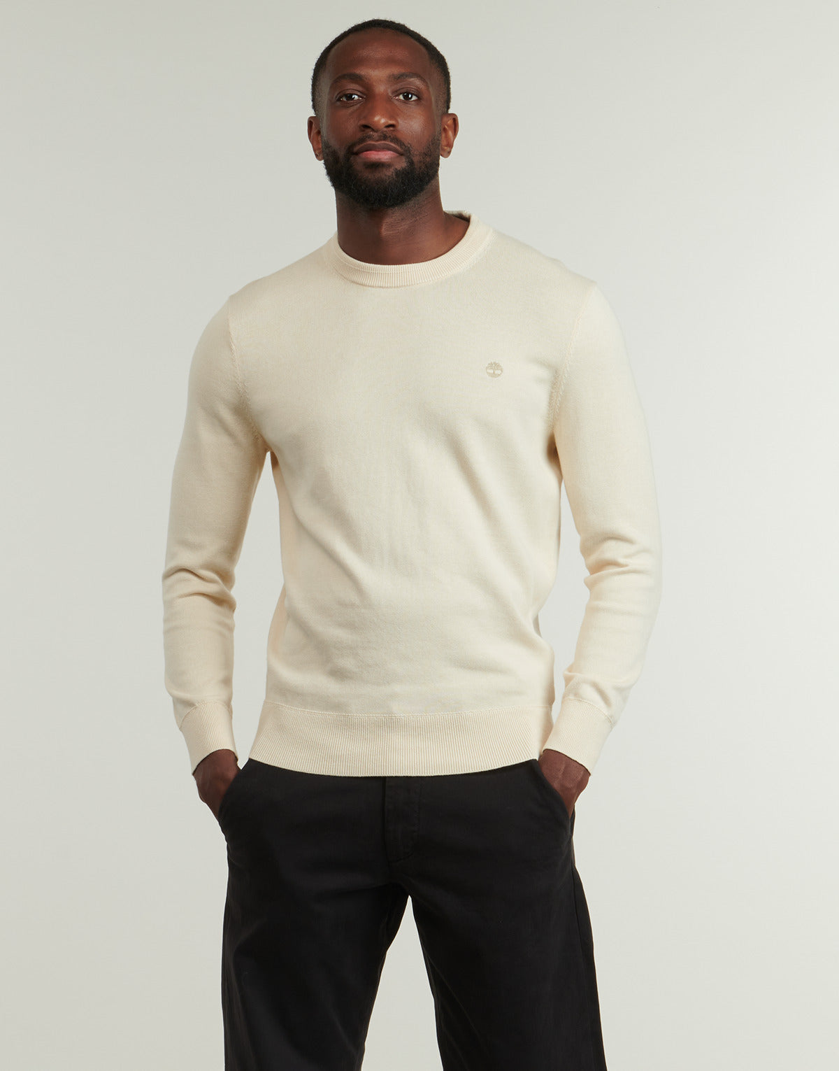 Maglione Uomo Timberland  Cotton YD Sweater  Beige
