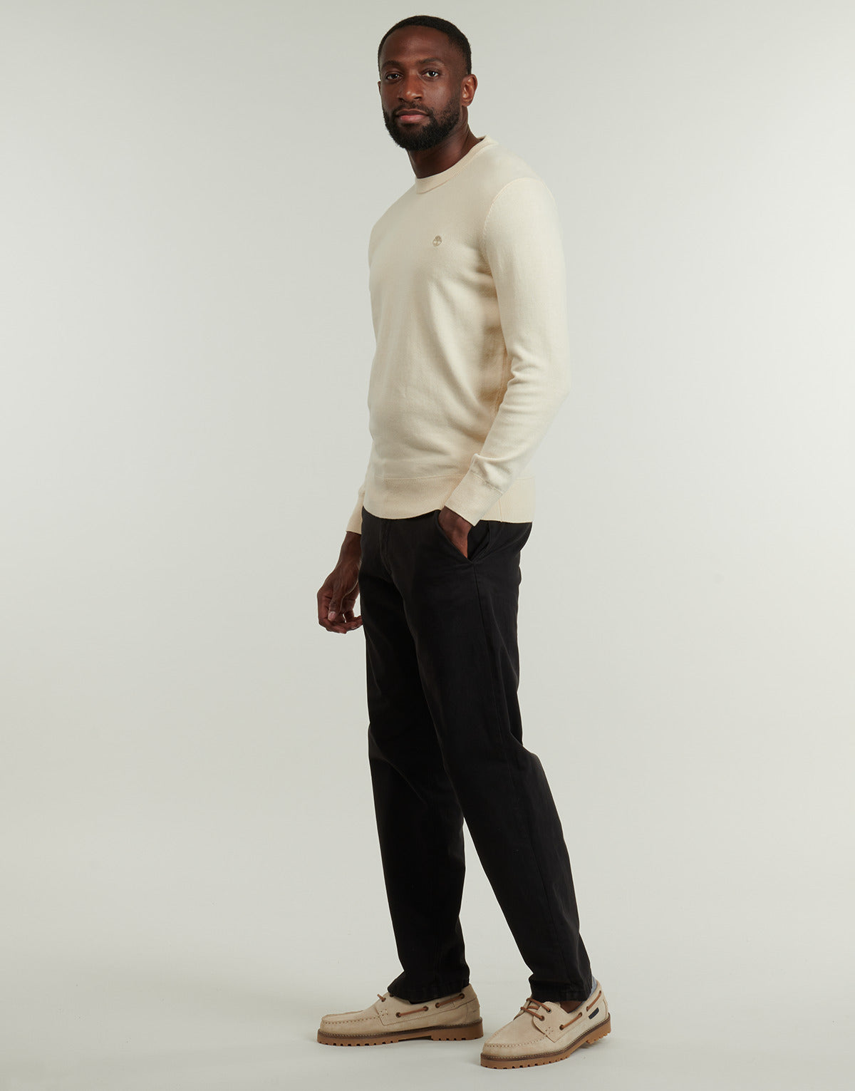 Maglione Uomo Timberland  Cotton YD Sweater  Beige