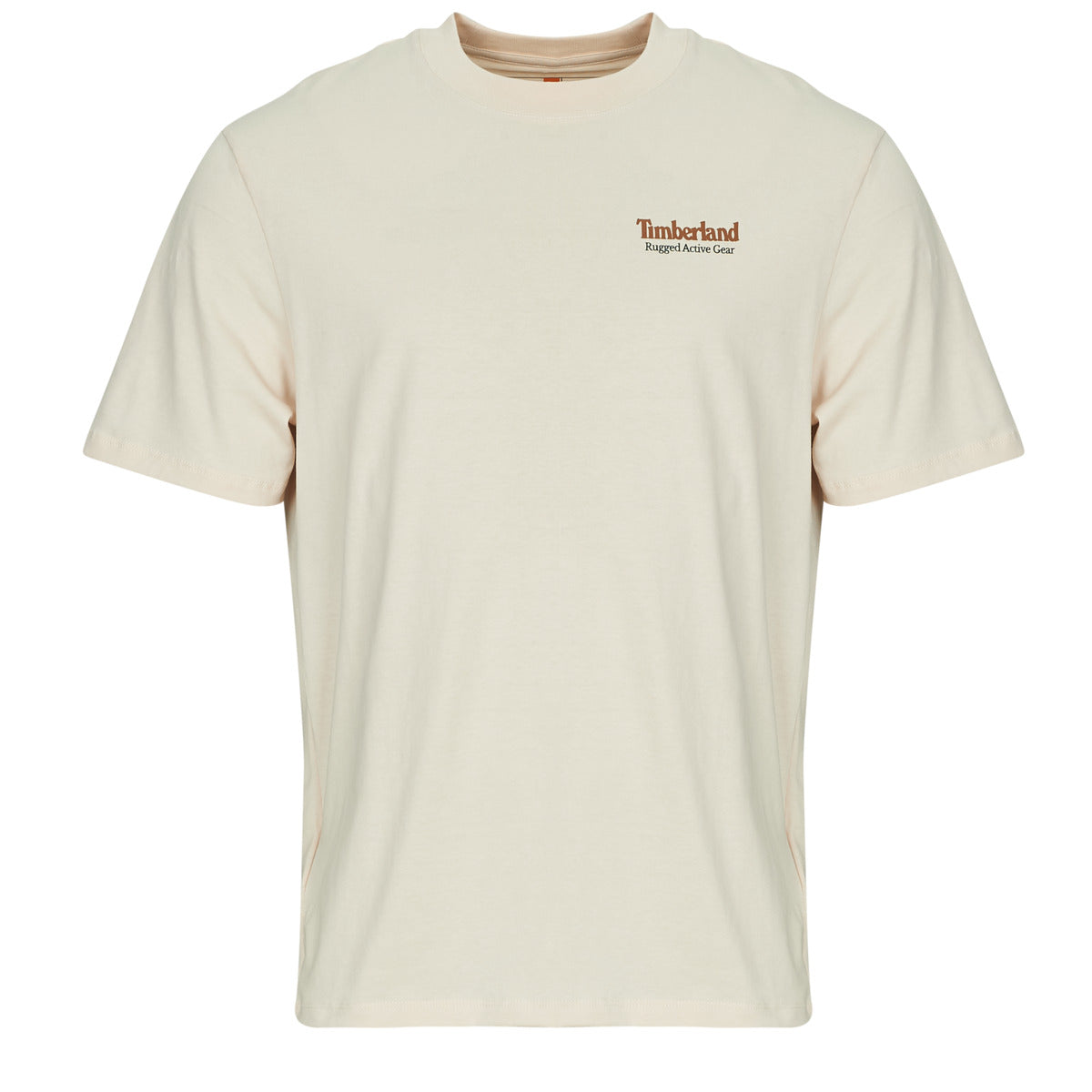 T-shirt Uomo Timberland  Rugged Active Gear Back Graphic Tee  Beige