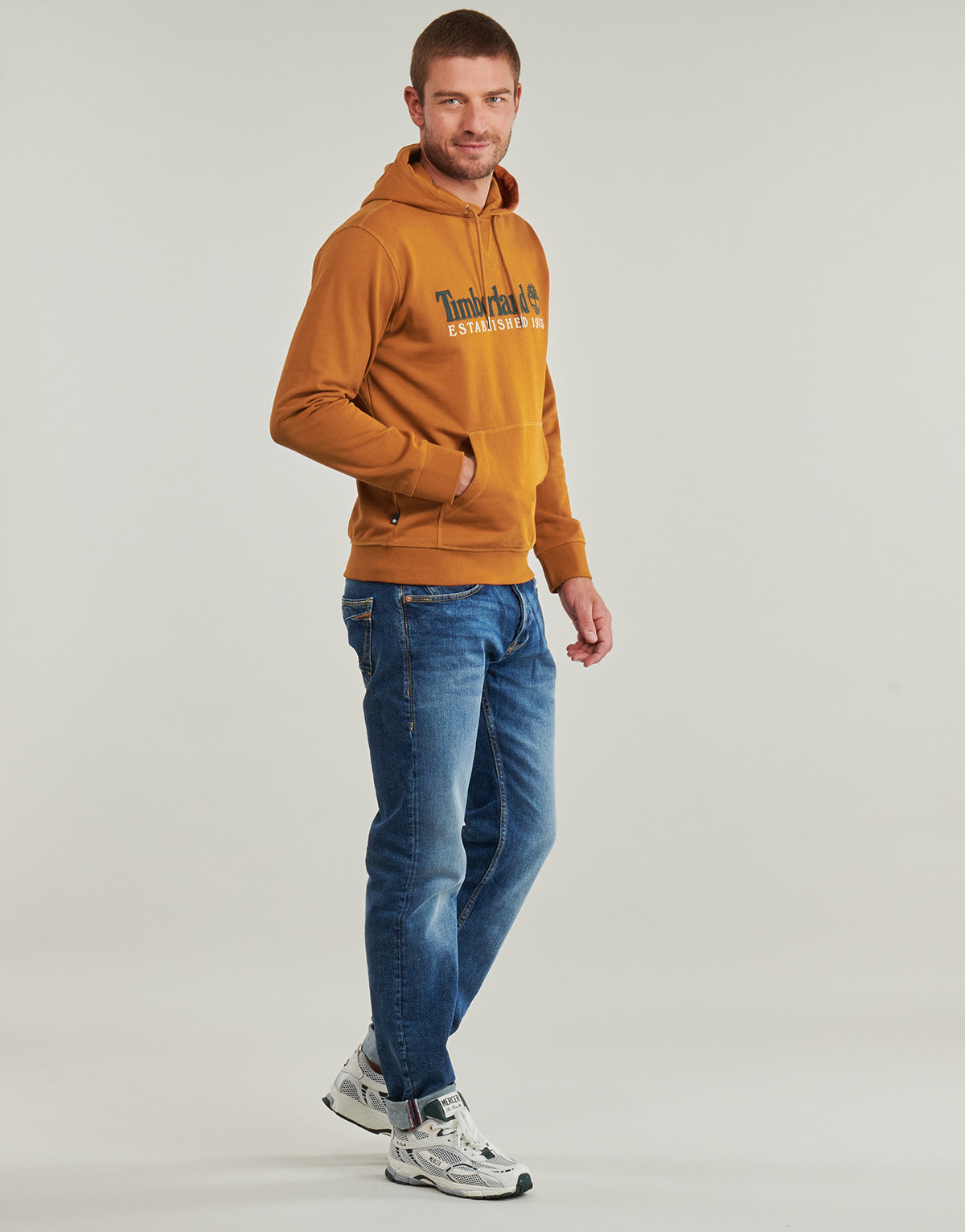 Felpa Uomo Timberland Embroidered Logo Crew Neck Sweatshirt