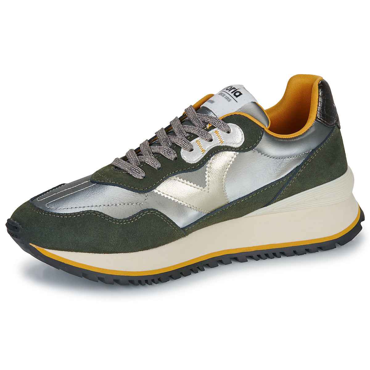 Sneakers basse Donna Victoria  VIENTO  Kaki