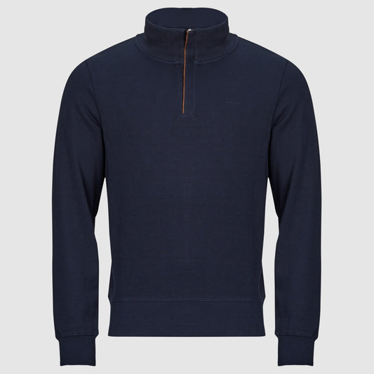 Maglione Uomo Gant  SACKER RIB HALF ZIP  Blu