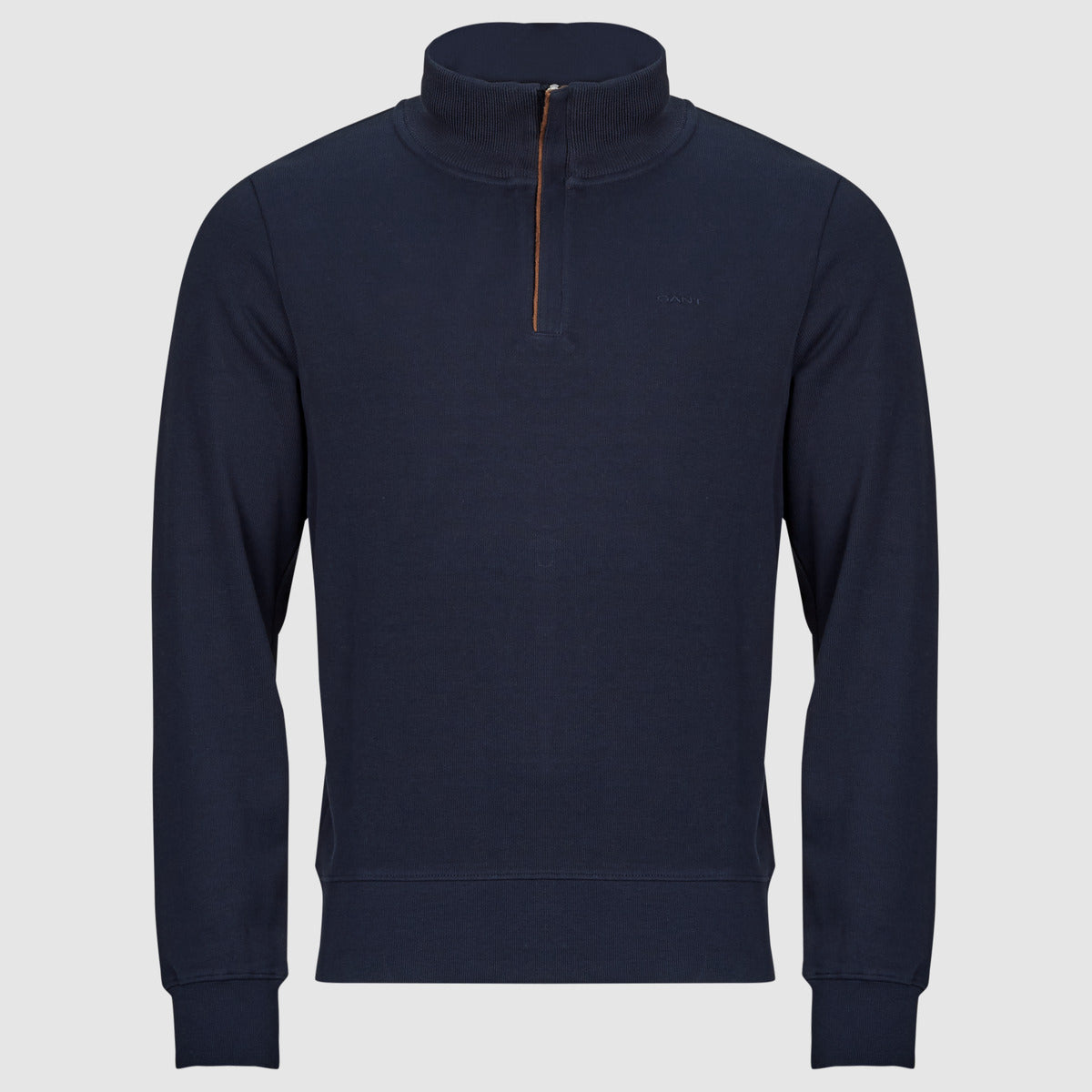 Maglione Uomo Gant  SACKER RIB HALF ZIP  Blu