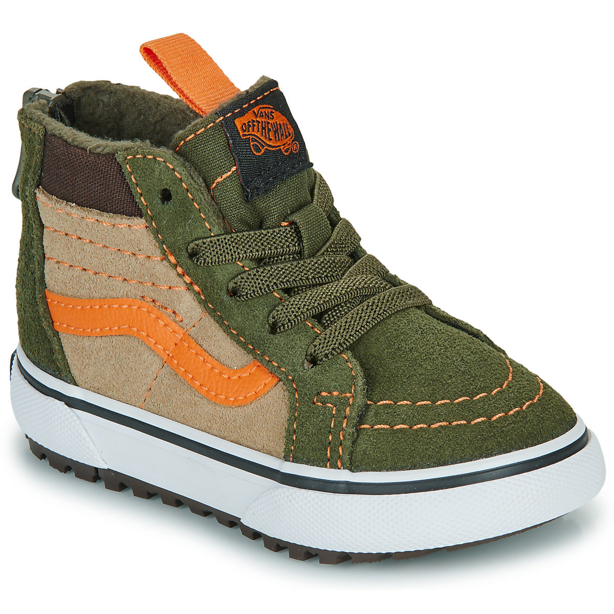 Scarpe bambini ragazzo Vans  MTE SK8-Hi Zip  Kaki