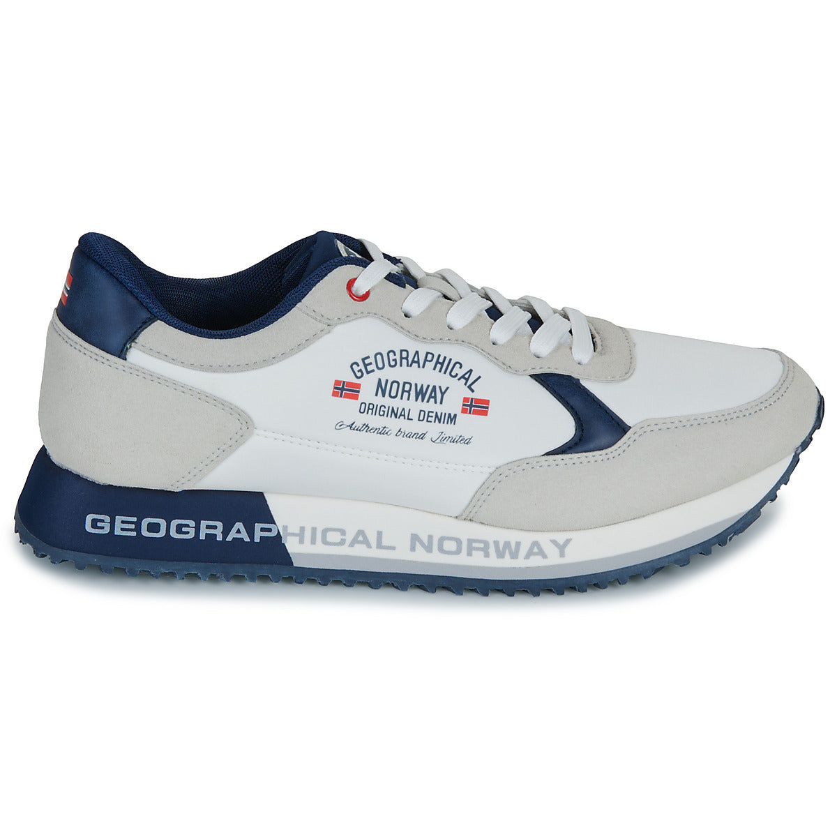 Sneakers Uomo Geographical Norway OSTYLE Bianco