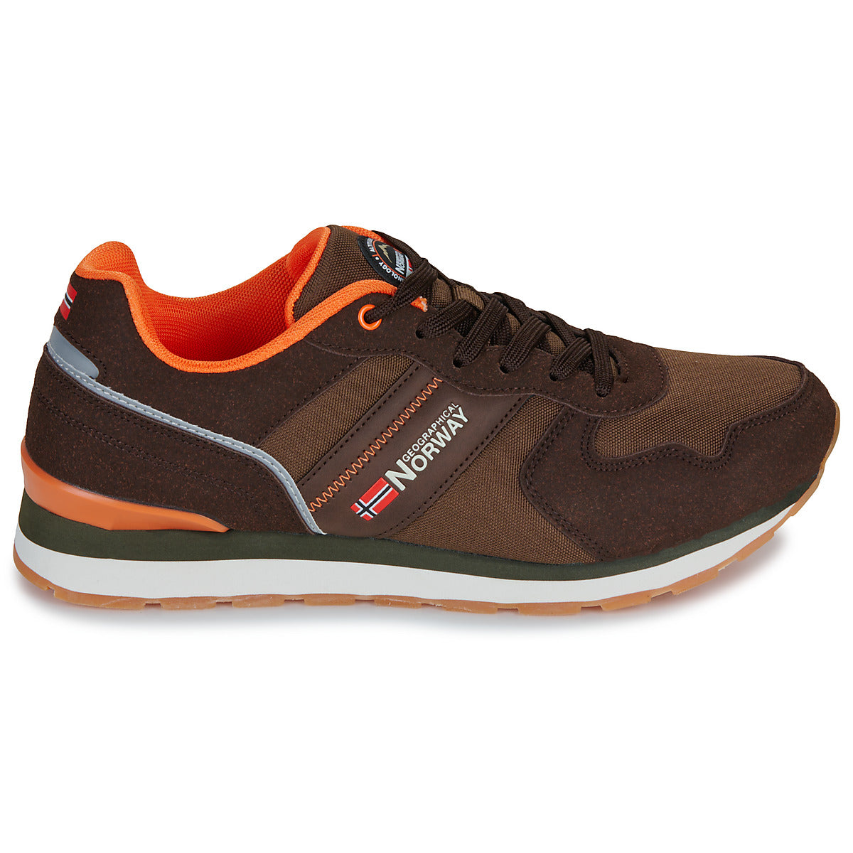 Sneakers Uomo Geographical Norway  OCASUAL  Marrone