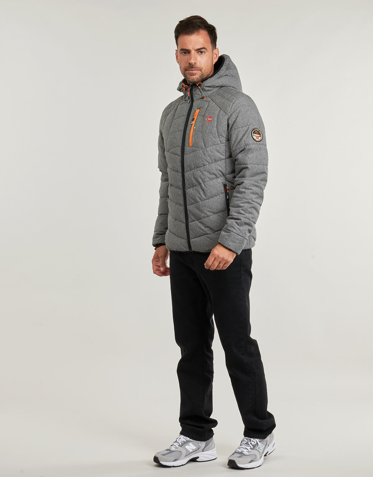 Piumino Uomo Geographical Norway BOLCHEVIC Grigio