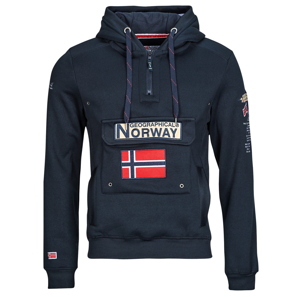 Felpa Uomo Geographical Norway  GYMCLASS  Marine