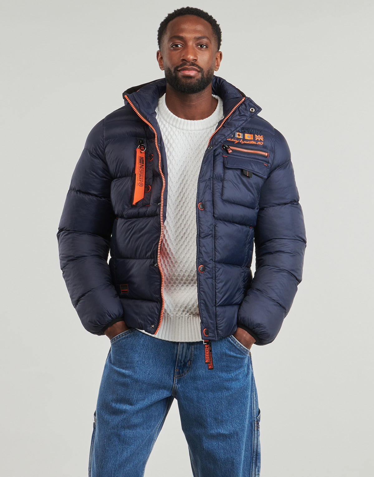 Piumino Uomo Geographical Norway  CITERNIER  Marine