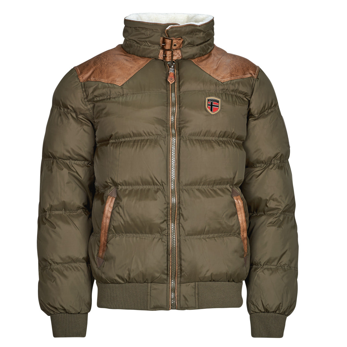 Piumino Uomo Geographical Norway  ABRAMOVITCH  Kaki
