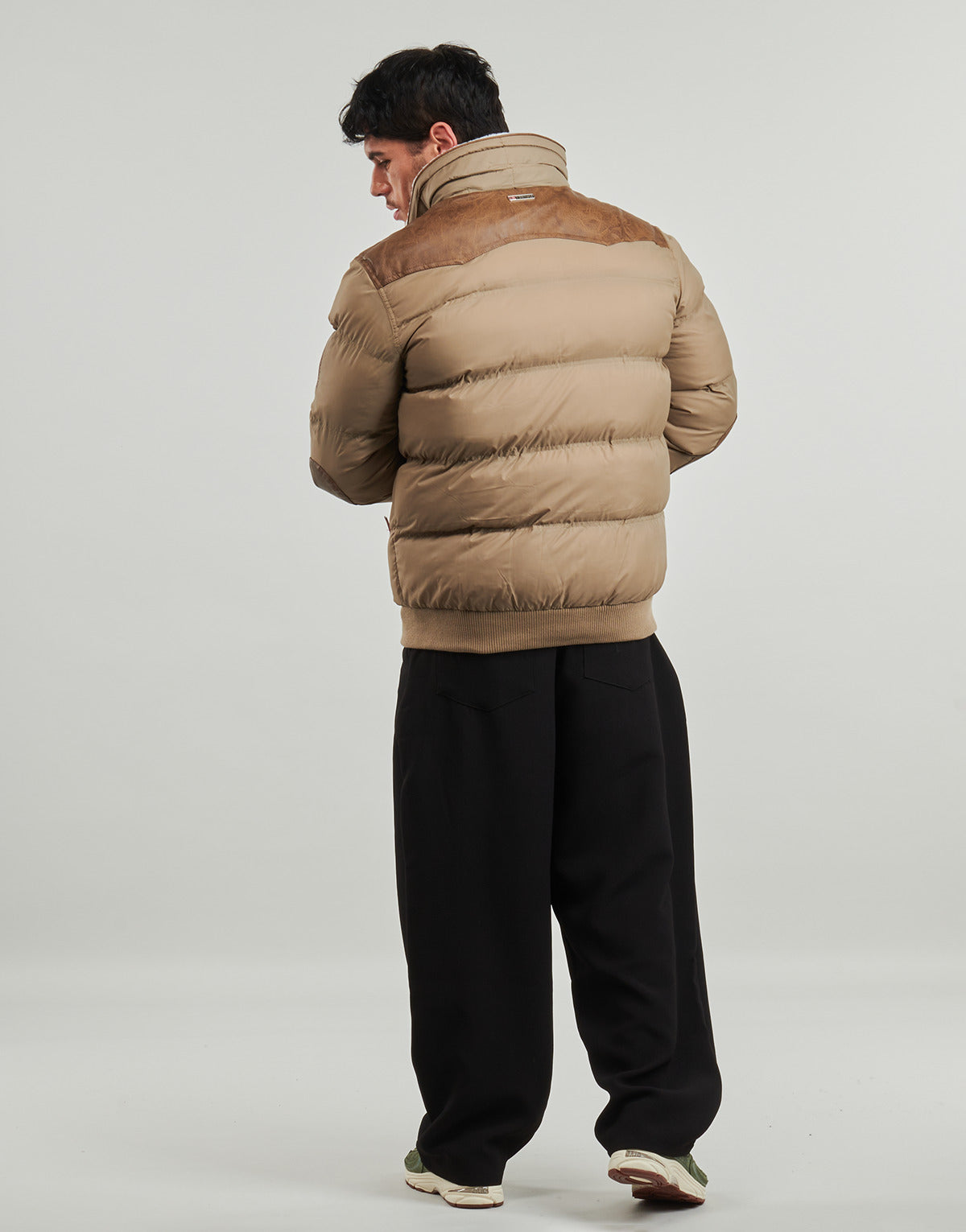 Piumino Uomo Geographical Norway  ABRAMOVITCH  Beige