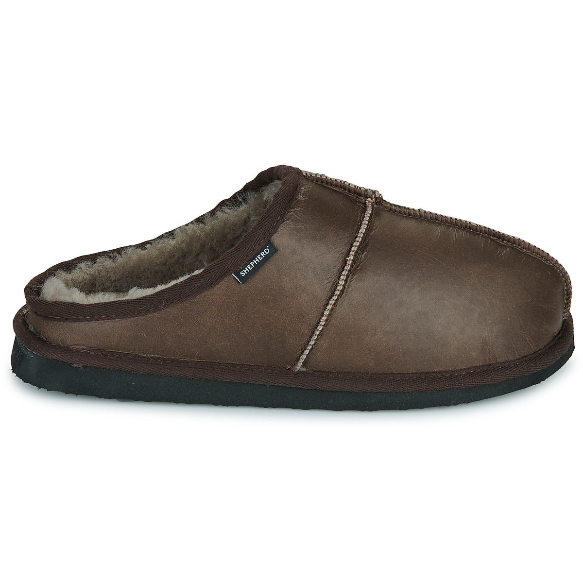 Pantofole Uomo Shepherd  BOBO  Marrone