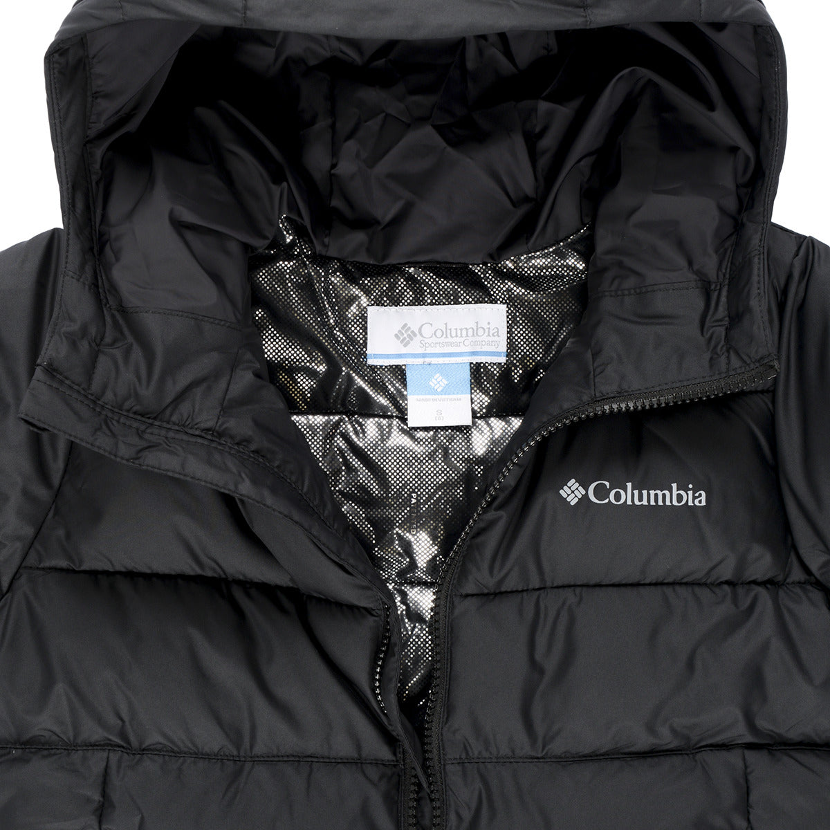 Piumino ragazza Columbia  PIKE LAKE MID JACKET  Nero