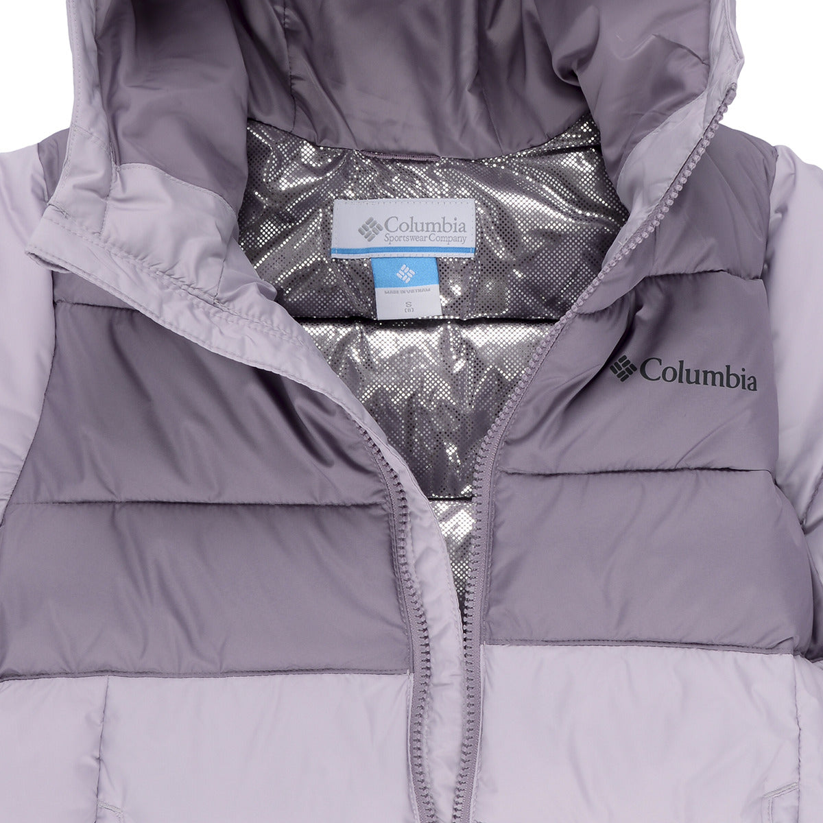Piumino ragazza Columbia  PIKE LAKE MID JACKET  Viola