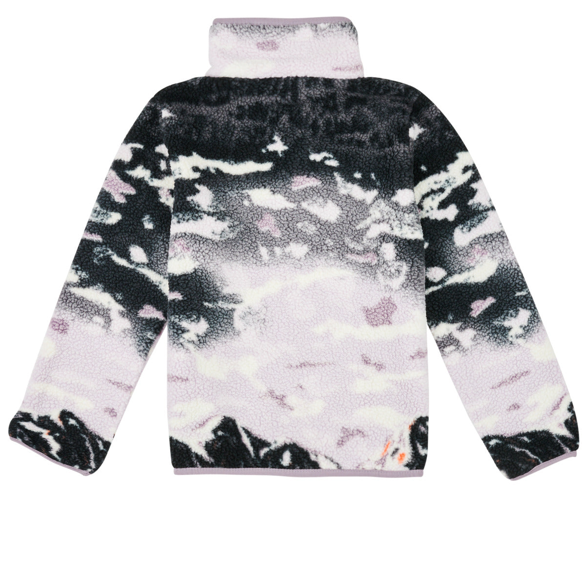 Felpa bambina ragazza Columbia  HELVETIA II PRINTED HALF SNAP FLEECE  Viola