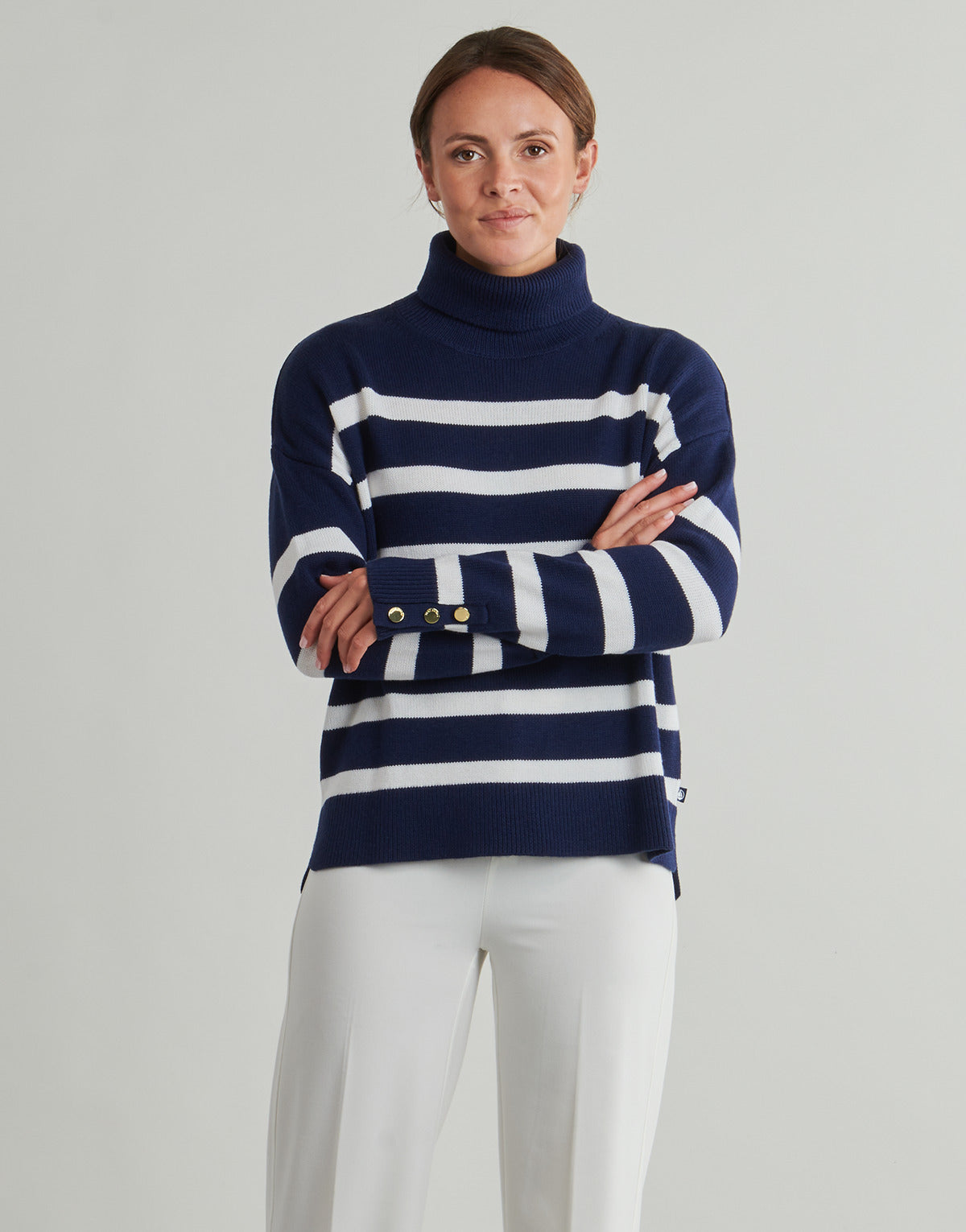Maglione Donna Petit Bateau  CABULEUX  Marine