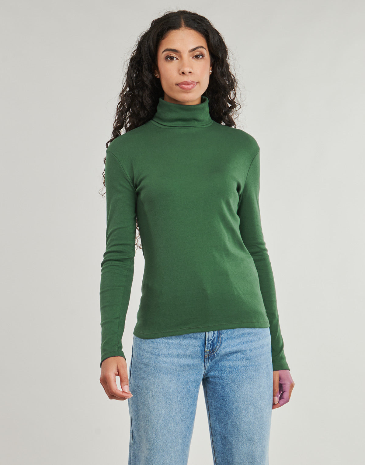 T-shirts a maniche lunghe Donna Petit Bateau SOUS PULL Verde