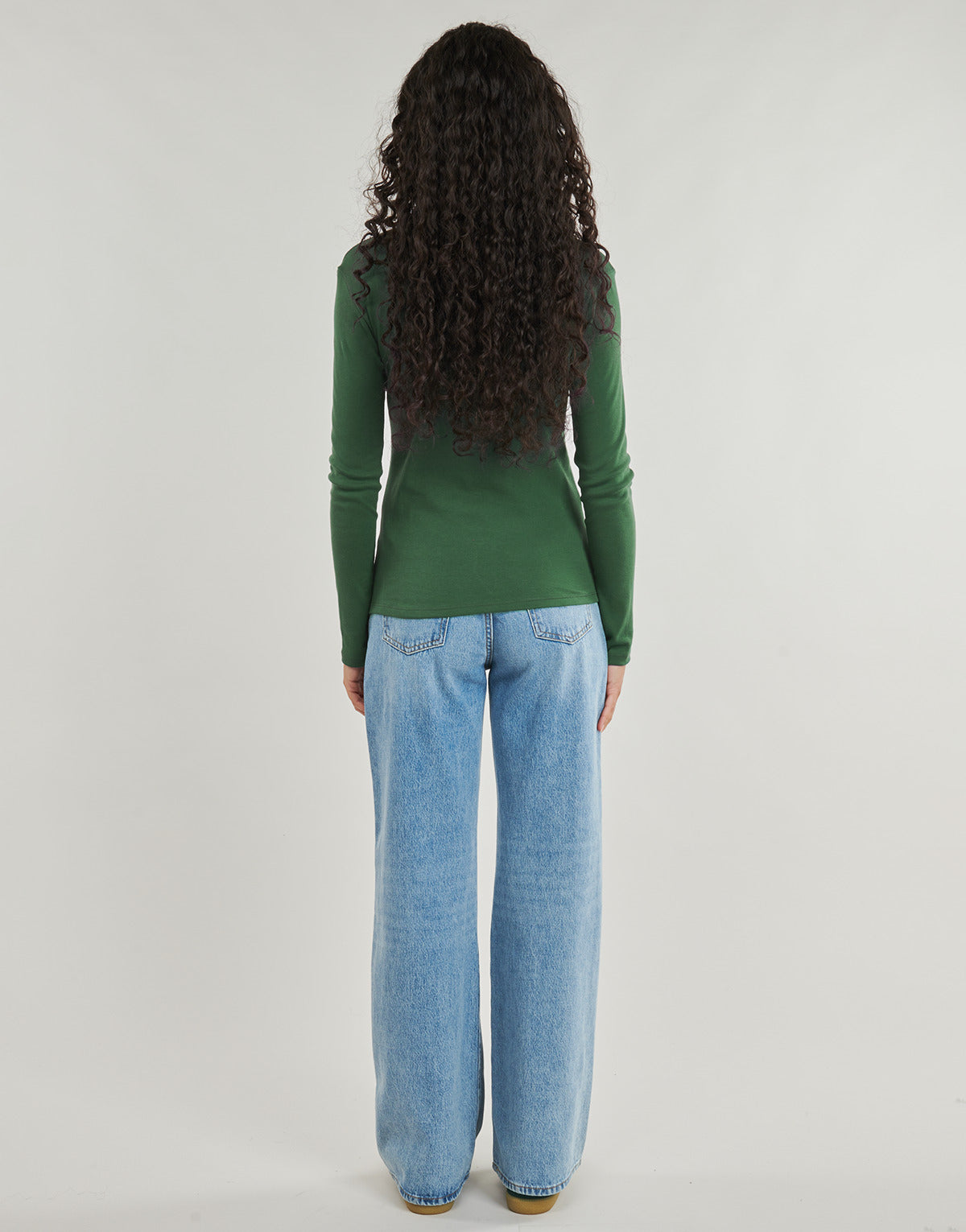 T-shirts a maniche lunghe Donna Petit Bateau SOUS PULL Verde