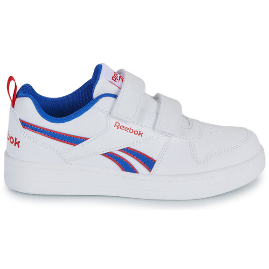 Scarpe bambini ragazzo Reebok Classic  ROYAL PRIME 2.0 TWO STRAP HOOP   LOOP  Bianco