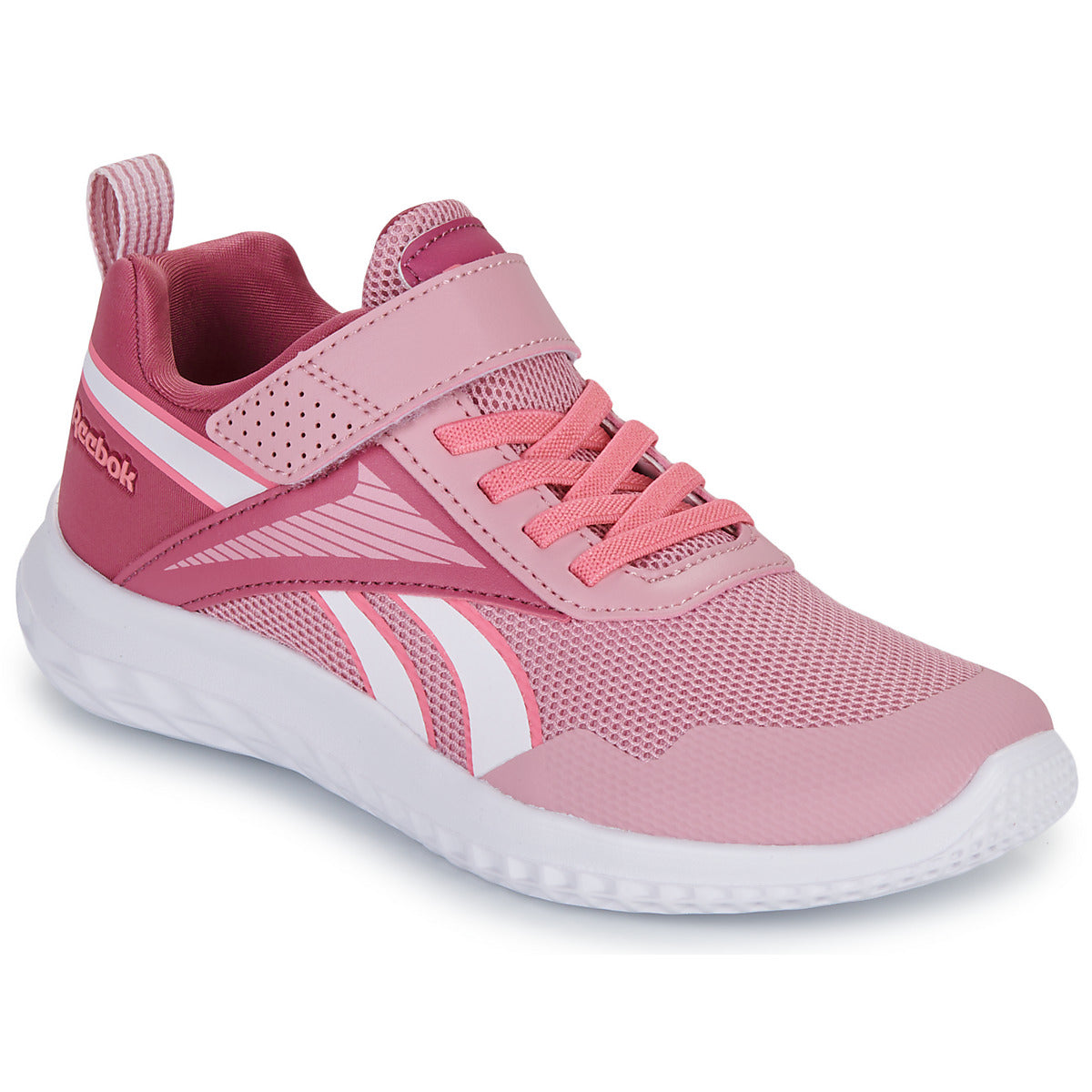 Scarpe bambini ragazza Reebok Sport  RUSH RUNNER 5 ELASTIC LACE   TOP STRAP  Rosa