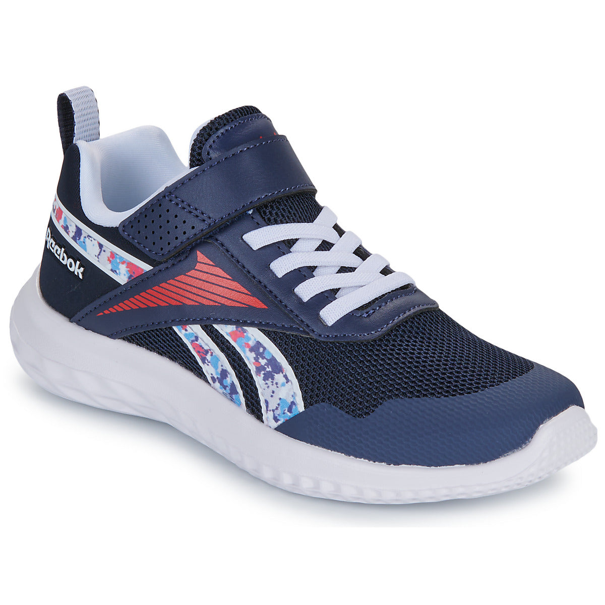 Scarpe bambini ragazzo Reebok Sport  RUSH RUNNER 5 ELASTIC LACE   TOP STRAP  Blu