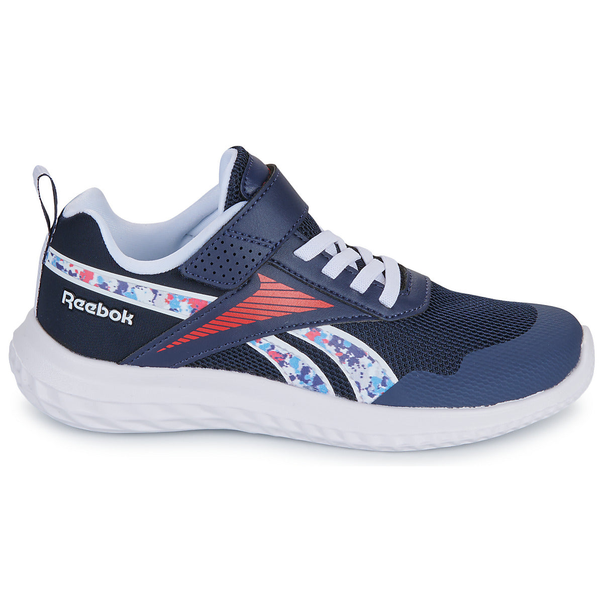 Scarpe bambini ragazzo Reebok Sport  RUSH RUNNER 5 ELASTIC LACE   TOP STRAP  Blu