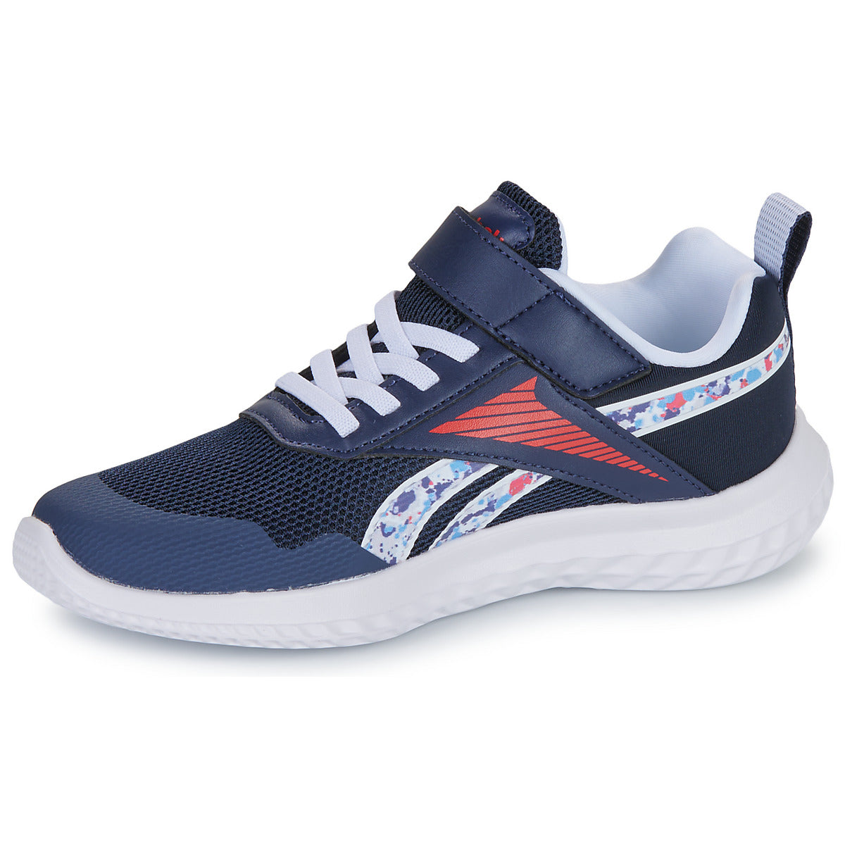 Scarpe bambini ragazzo Reebok Sport  RUSH RUNNER 5 ELASTIC LACE   TOP STRAP  Blu