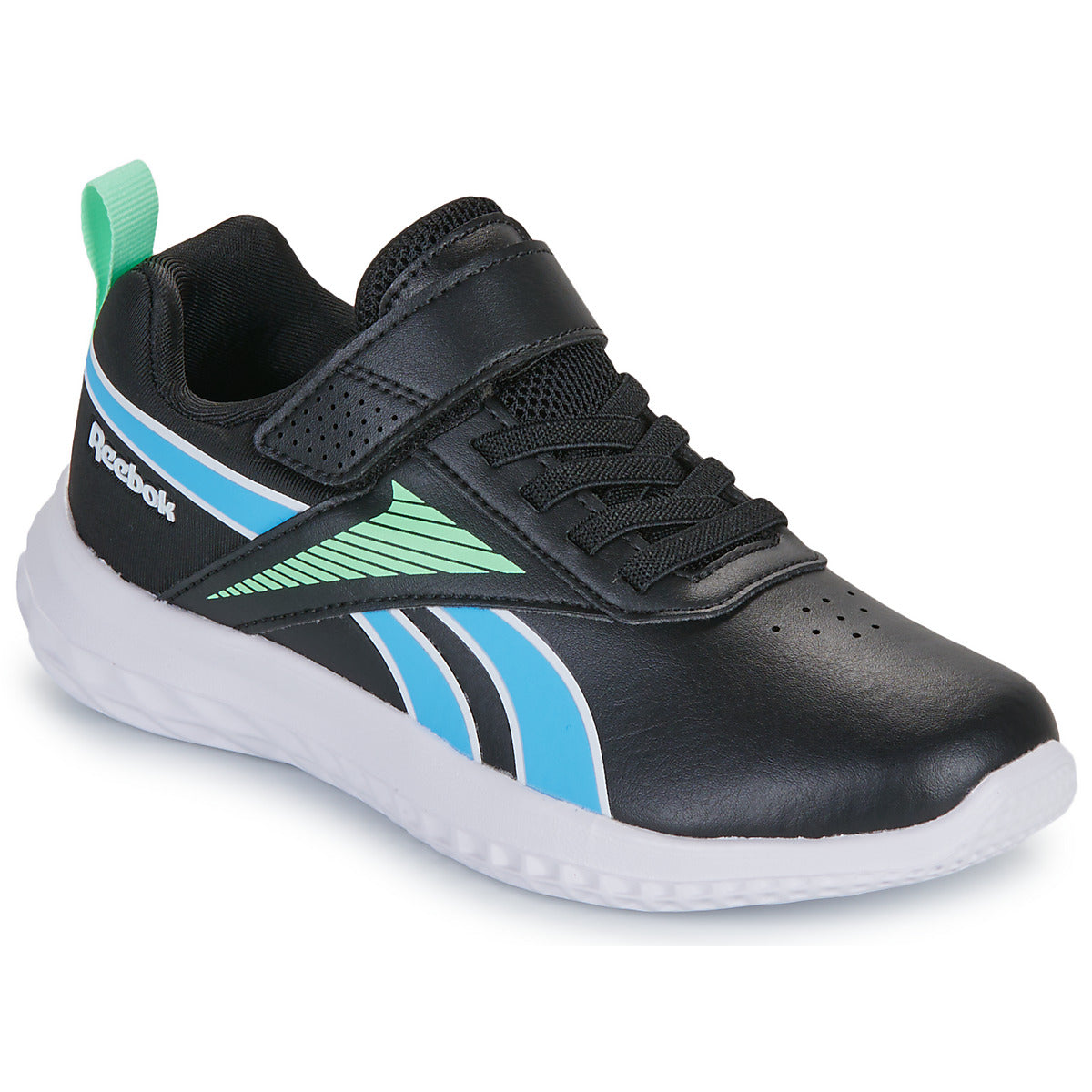 Scarpe bambini ragazzo Reebok Sport  RUSH RUNNER SYN ELASTIC LACE   TOP STRAP  Nero