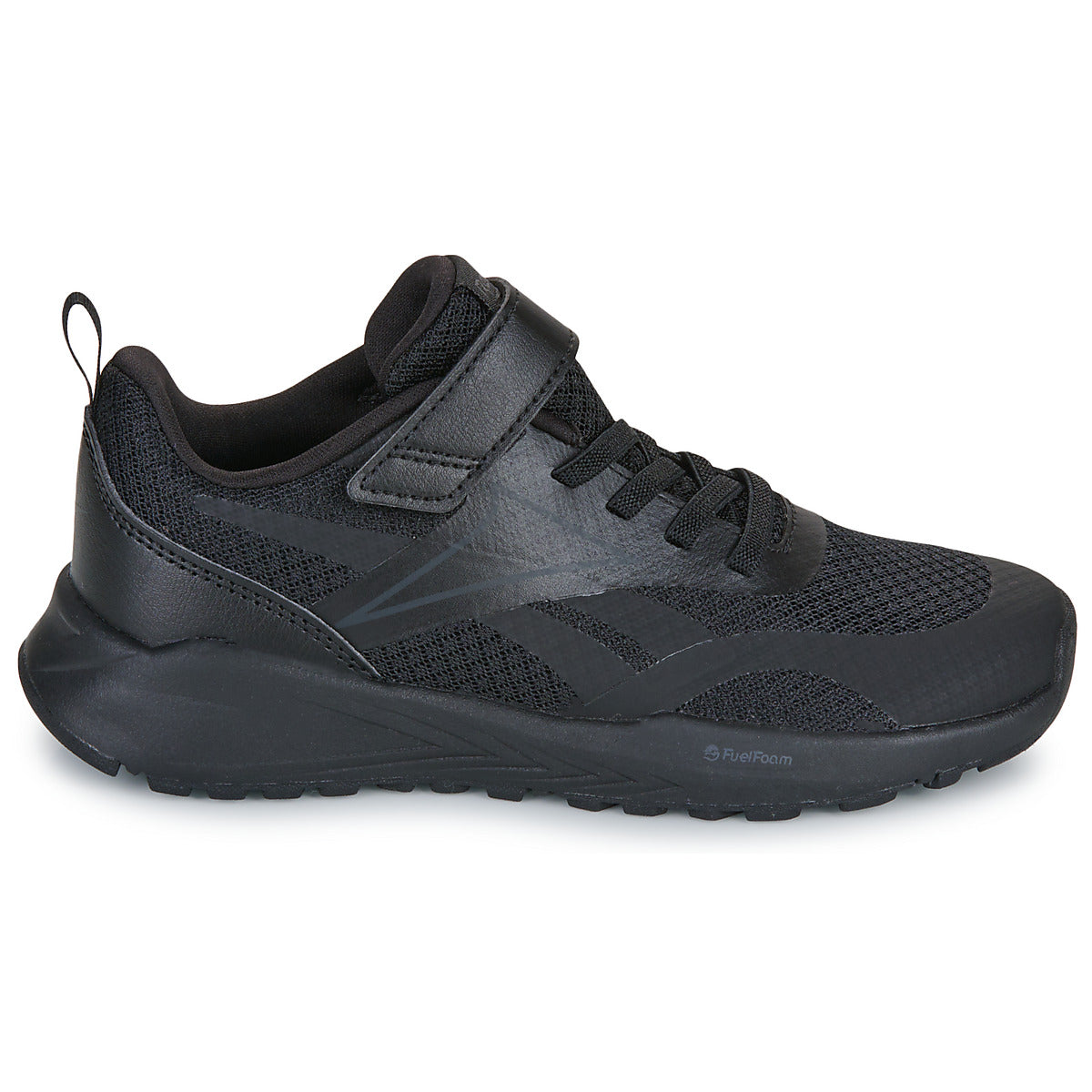Scarpe bambini ragazzo Reebok Sport  ENERGEN RUN ELASTIC LACE   TOP STRAP  Nero