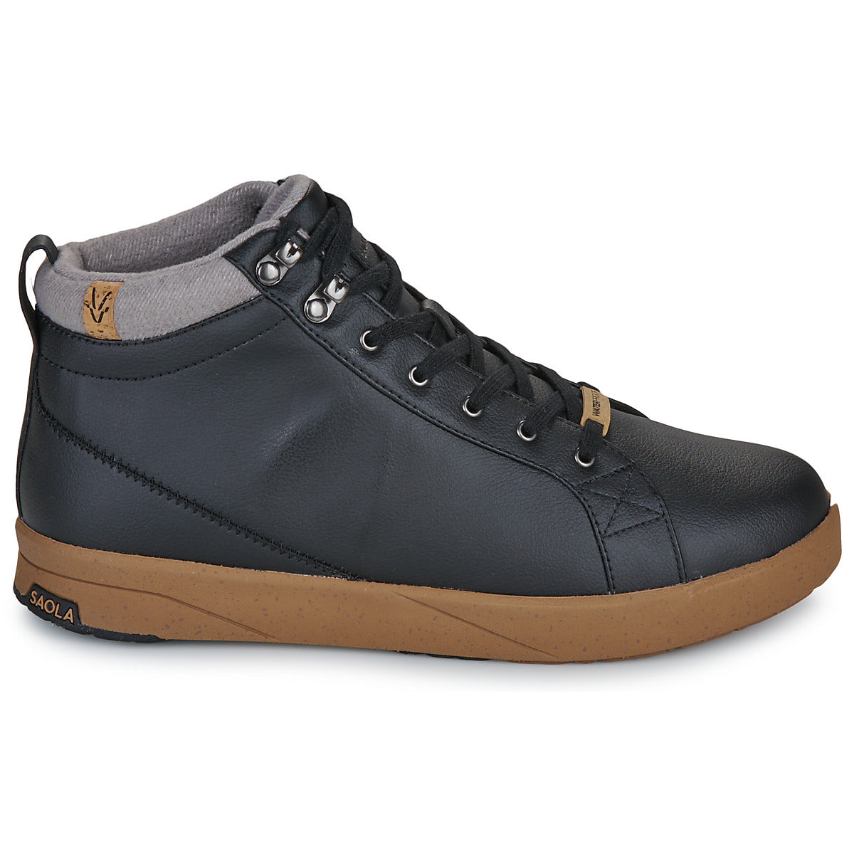 Sneakers alte Uomo Saola  BERGEN WATERPROOF WARM  Nero