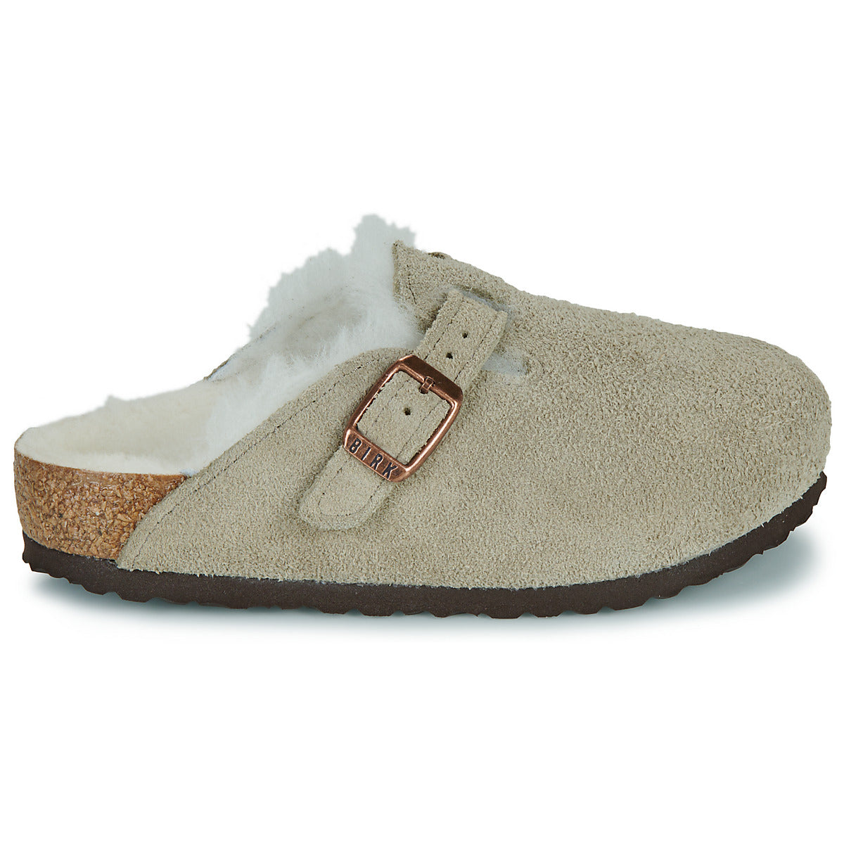Scarpe bambini ragazza BIRKENSTOCK  Boston Kids  Beige