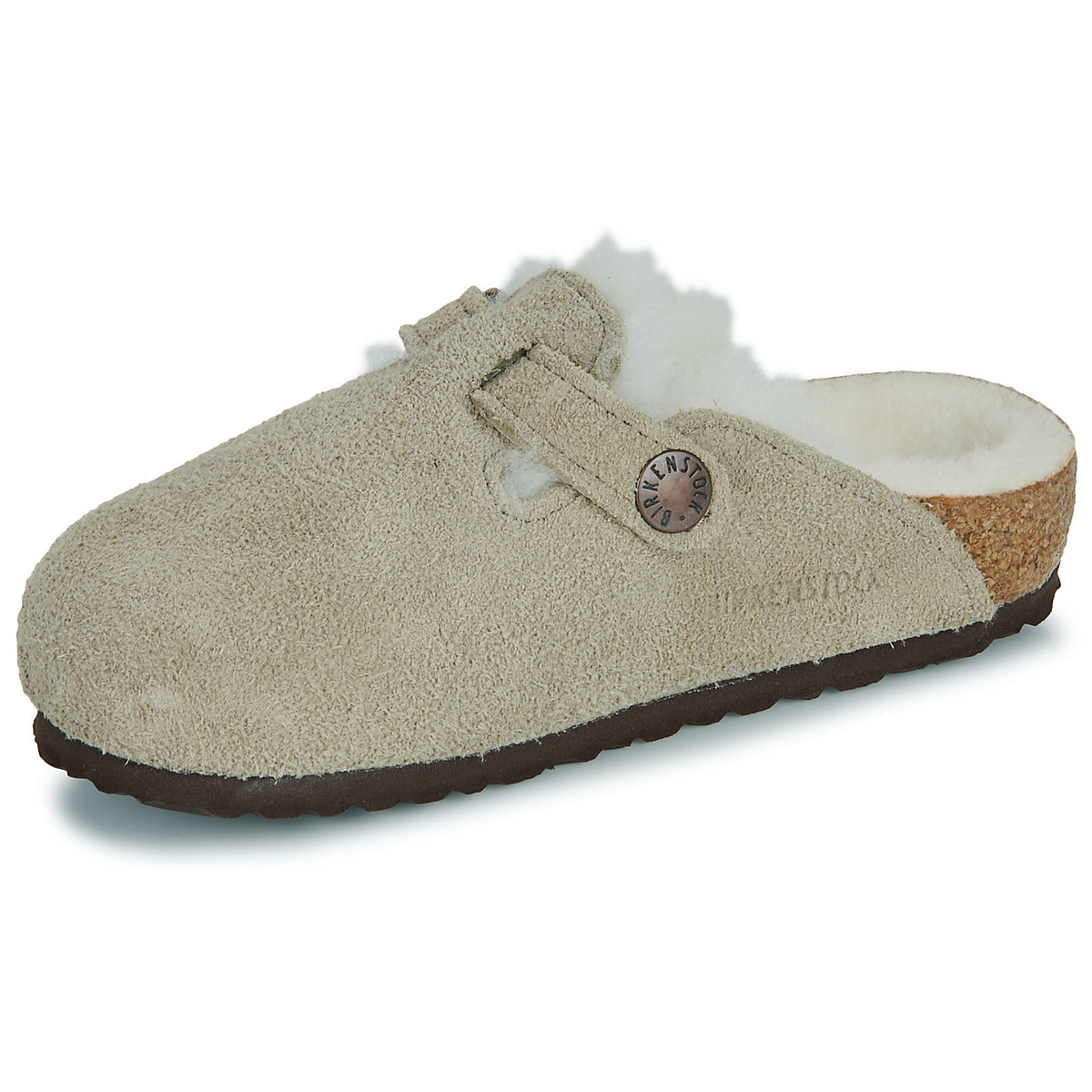 Scarpe bambini ragazza BIRKENSTOCK  Boston Kids  Beige