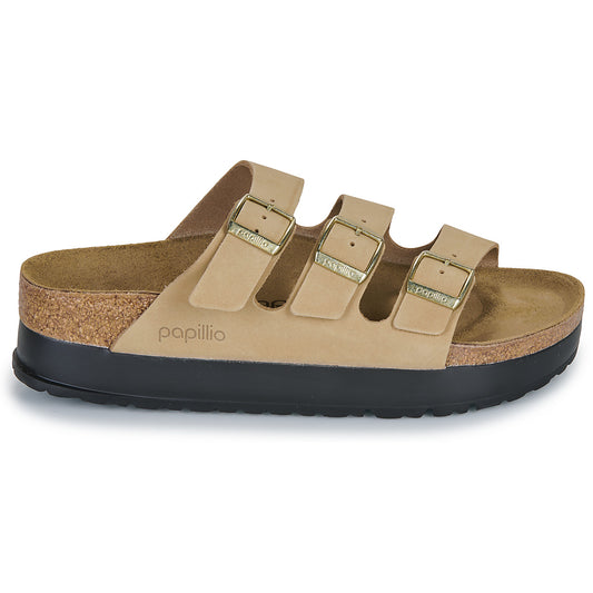 Scarpe Donna Papillio Florida III Flex Platform Nubuck Beige