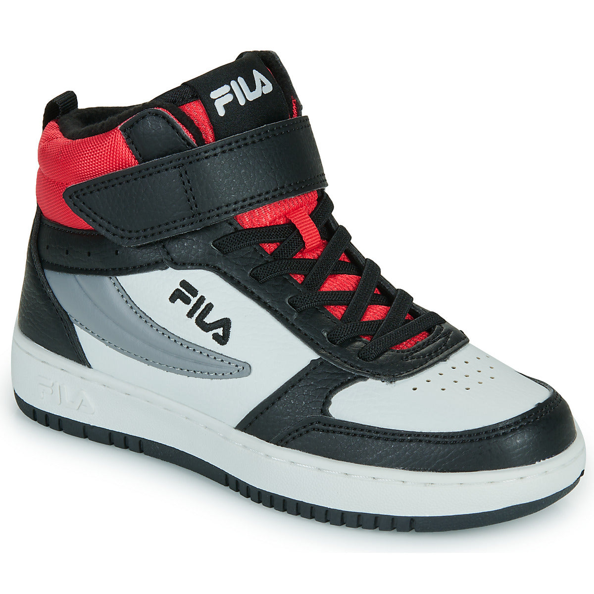 Scarpe bambini ragazzo Fila  FILA REGA NF mid velcro  Bianco
