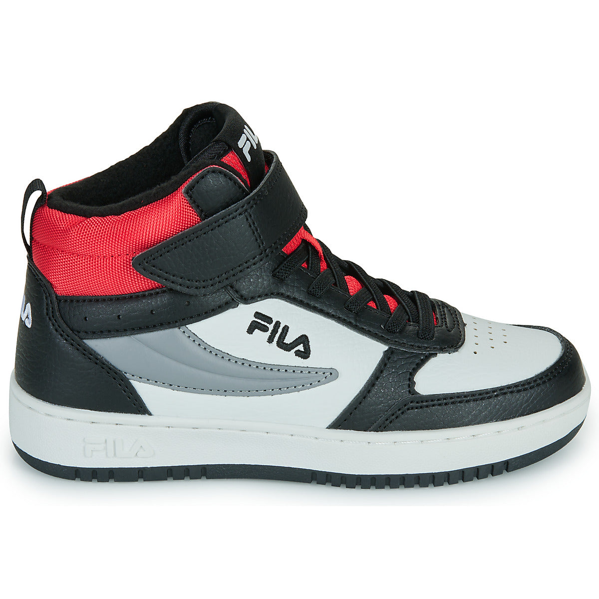 Scarpe bambini ragazzo Fila  FILA REGA NF mid velcro  Bianco