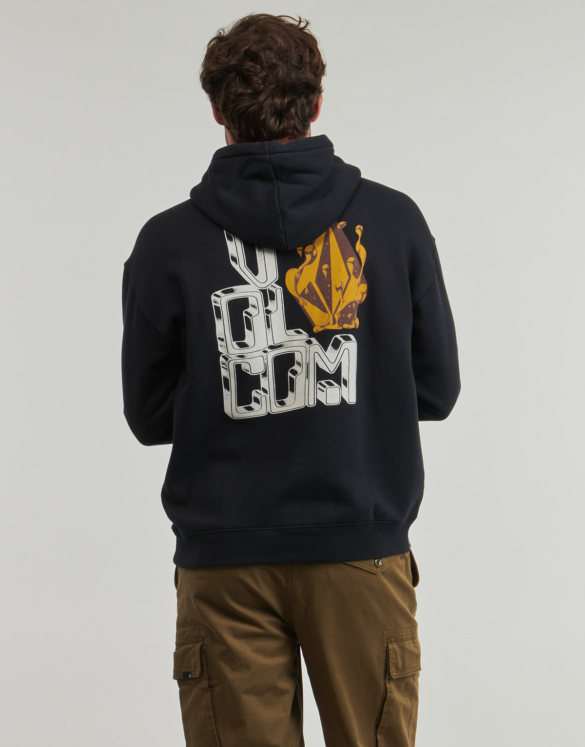 Felpa Uomo Volcom  FA CALLUM ROONEY PO  Nero