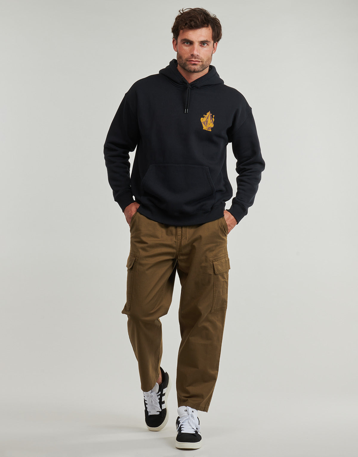 Felpa Uomo Volcom  FA CALLUM ROONEY PO  Nero