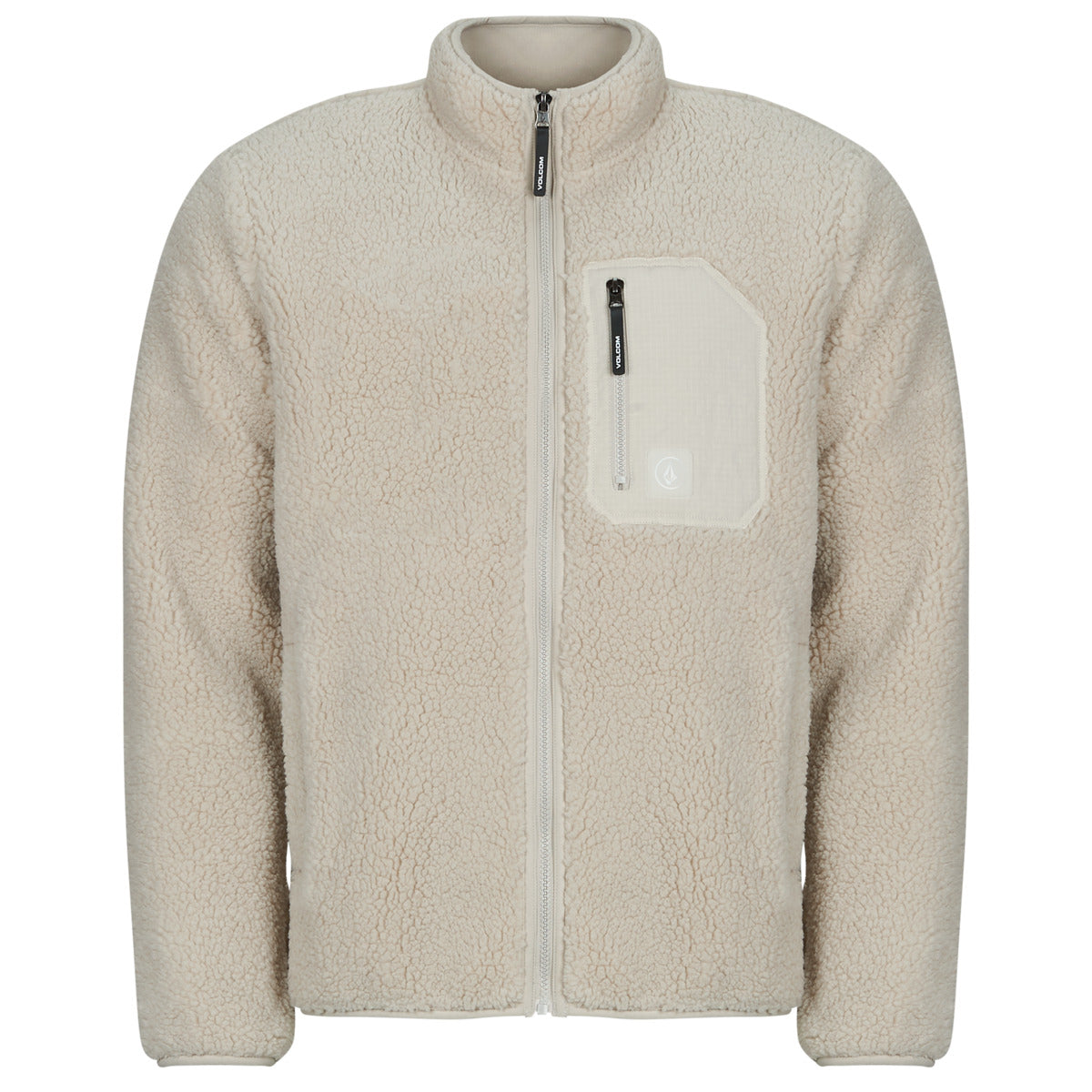 Felpa Uomo Volcom  MUZZER FUZZAR ZIP  Beige