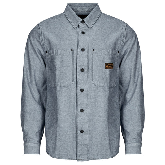 Camicia a maniche lunghe Uomo Volcom  LEVELSTONE LS  Blu